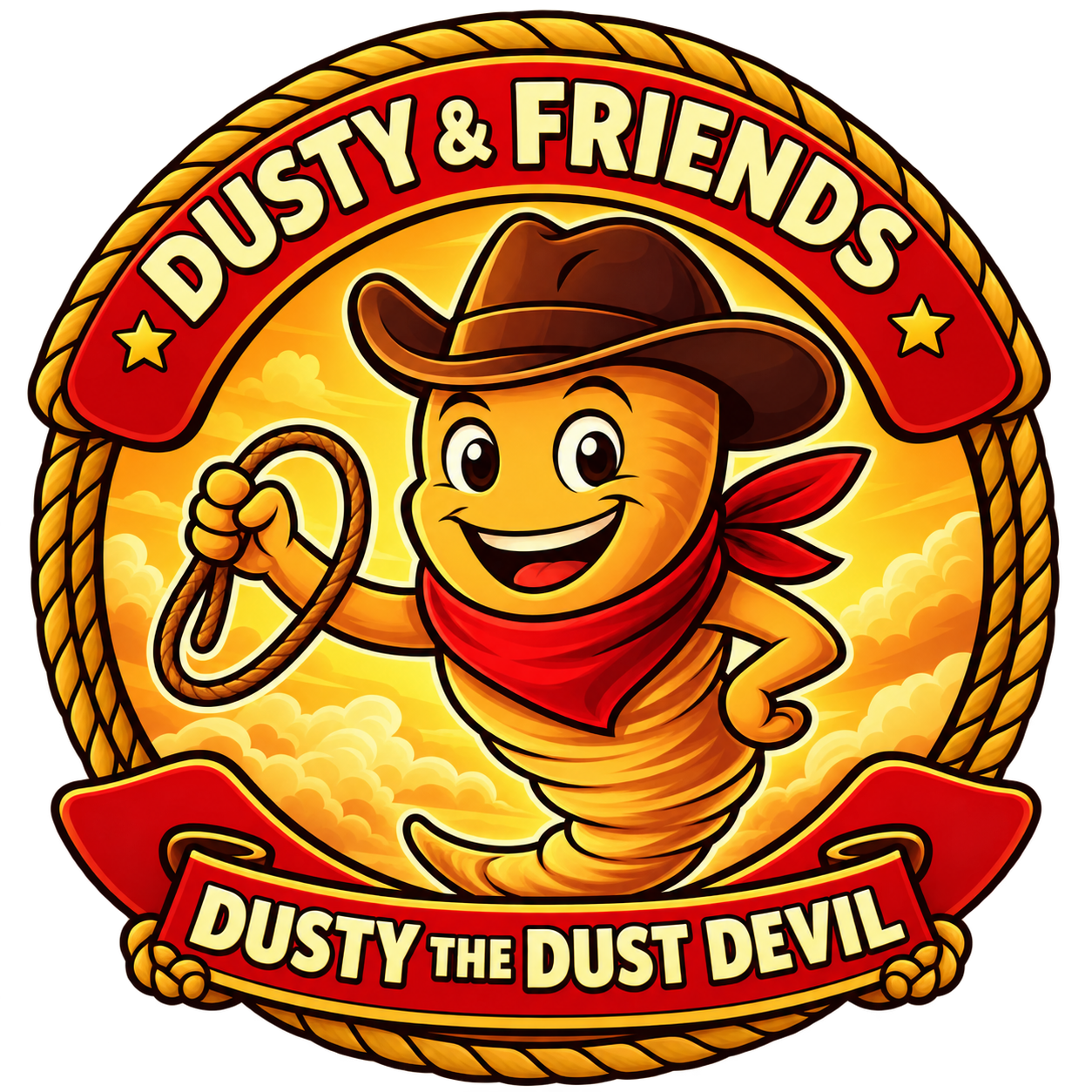 Dusty & Friends badge